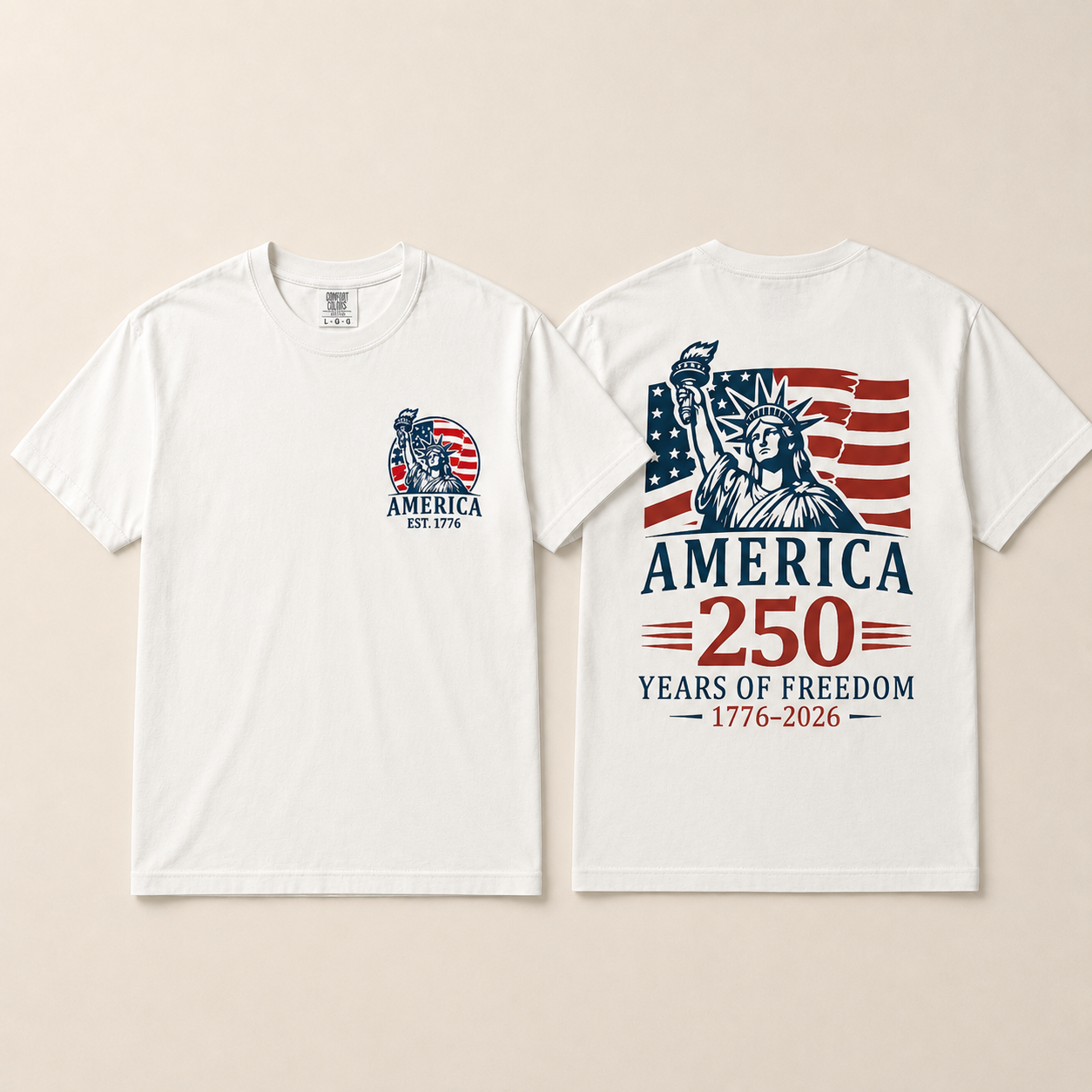 USA 250th Anniversary 1776–2026 Graphic T-Shirt