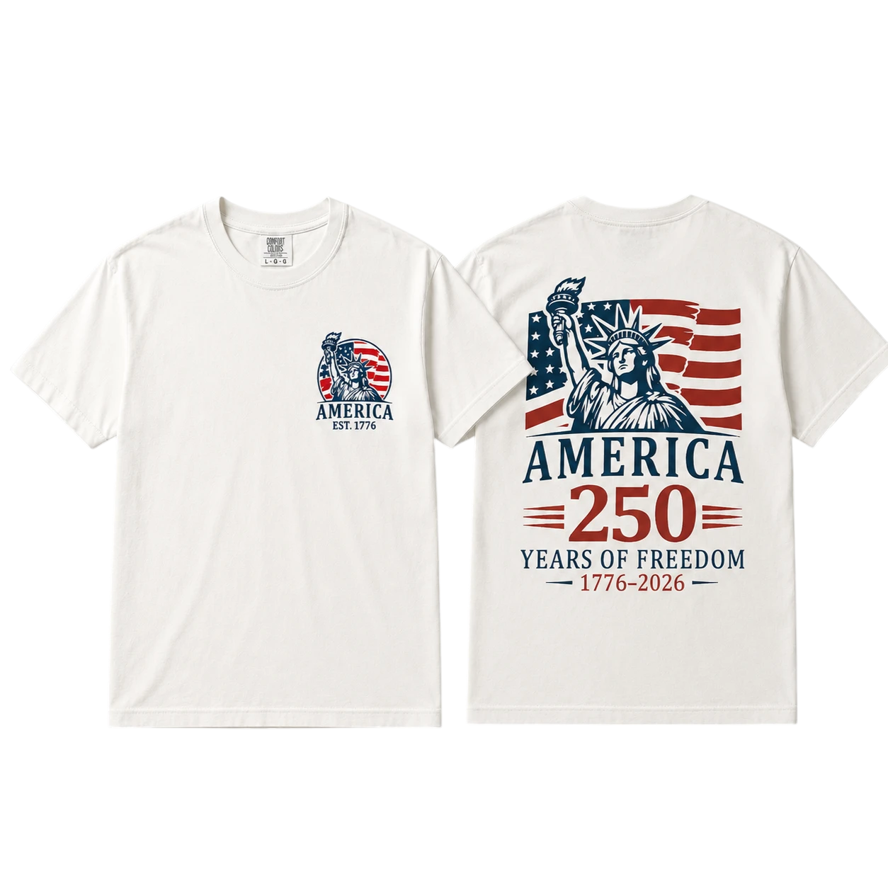 USA 250th Anniversary 1776–2026 Graphic T-Shirt