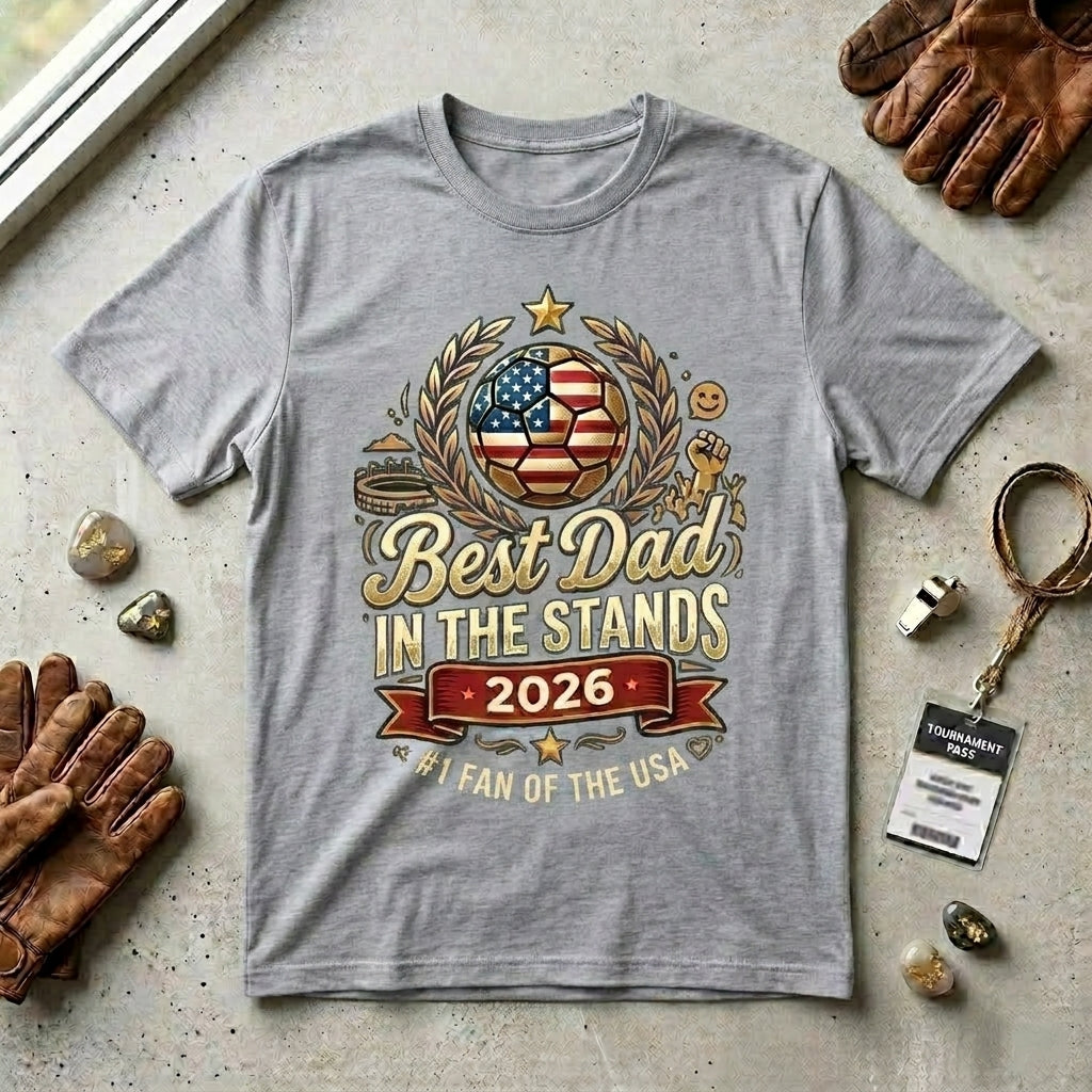 Best Dad In The Stand | USA T-shirt