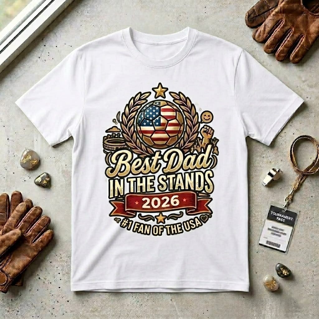 Best Dad In The Stand | USA T-shirt