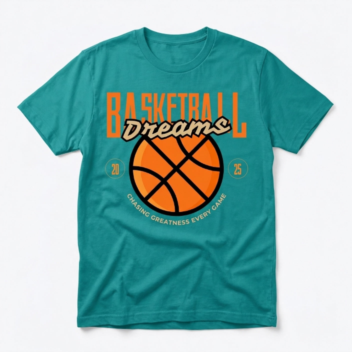 Basketball Dreams Chasing Greatness Every Game T-Shirt
