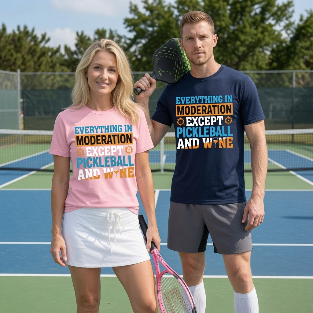 Everything in moderation except Pickleball and wine