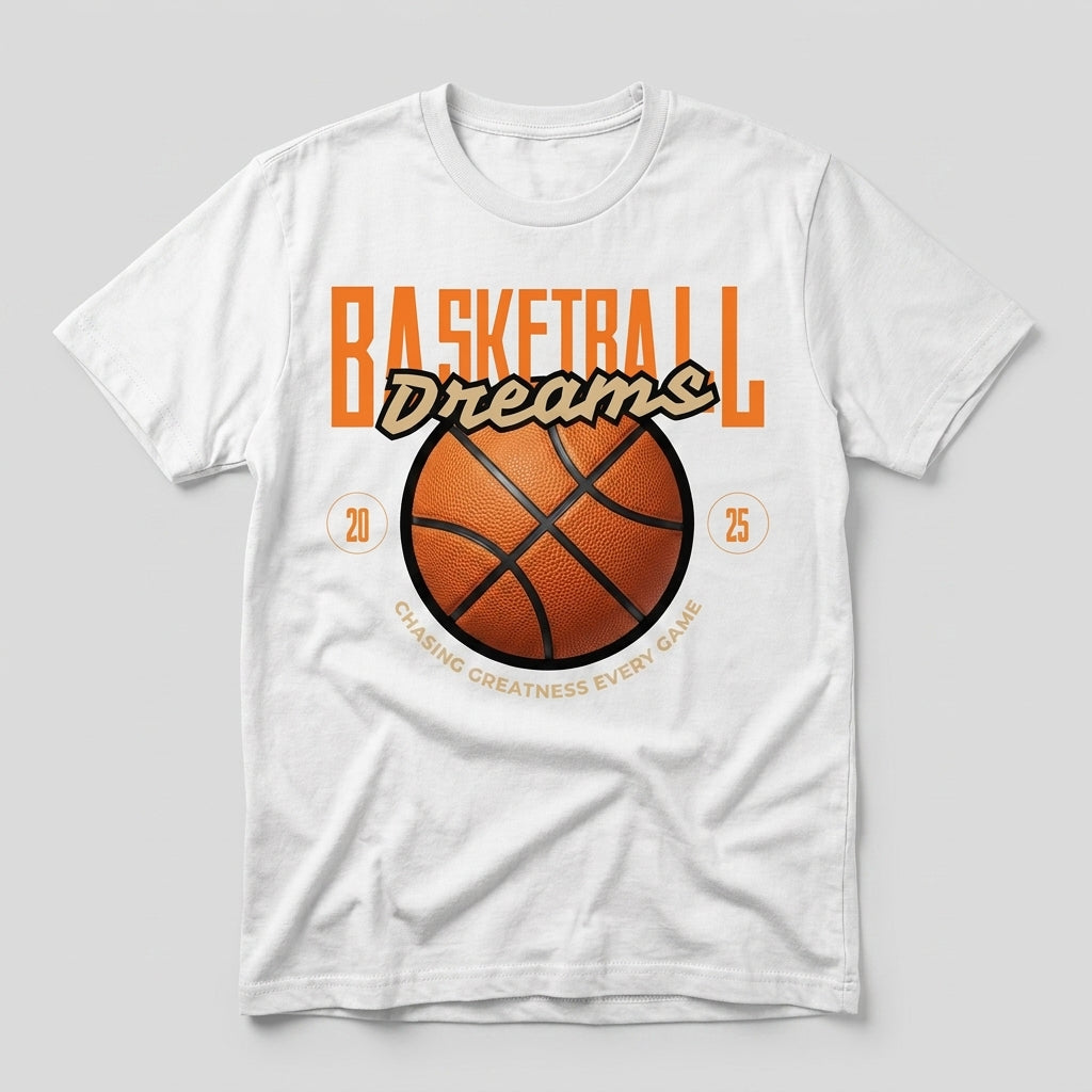 Basketball Dreams Chasing Greatness Every Game T-Shirt